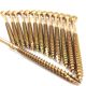 Screws with Accelerator for Wood -  SQUARE BUCKET TUBE Pozi Head Gold