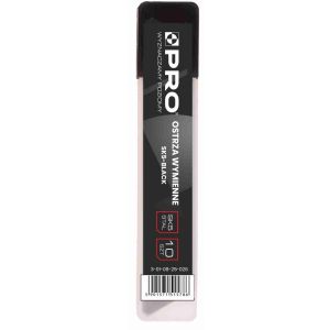 Replaceable blades SK5 black 18 mm 10 pcs