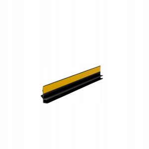 ZAKU EWI - BP12 MIDI WINDOW FRAME SEAL BEAD BLACK WITH SILICONE LIP 6mm/9mm x 2.5m