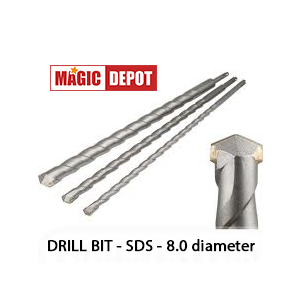 DRILL BIT - SDS - 8.0 diameter