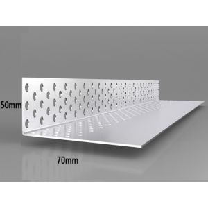 EWI Alu. closing profile perforated LU-C 70 x 30mm x 2.0mtr VENT