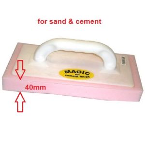 RAM Float - MAGIC PINK PLASTERING FINISH SPONGE FLOAT - 300mm x 150mm