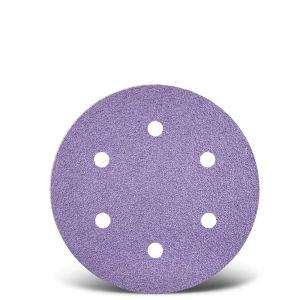 Purple HD Hook & loop sanding disc | Ø 225mm | 6 suction holes