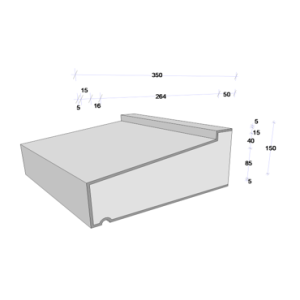 Passive window sills type -P7