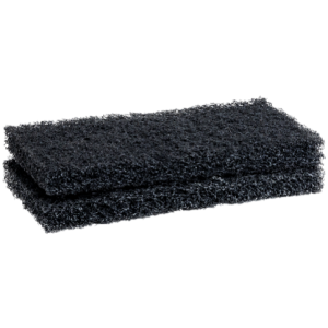 Replacement black needled abrasive pad 120x250 - set 2 psc