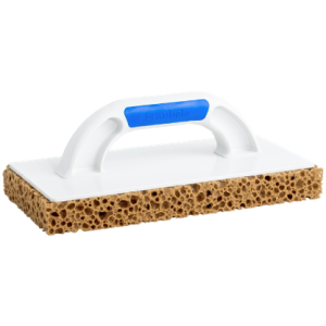 Plastic float 140x280 with coarse pore sponge, with 2 component handle 17 0379