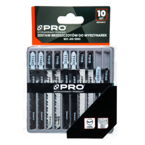 JIGSAW BLADE SET C - 10PCS. WZ-JIG-S10C