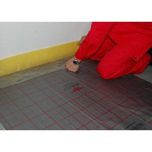 Edging Insulation Strip 150mm x 50m With Foil