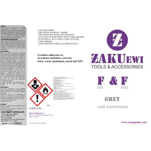 Full Pallet ZAKU EWI F&F EXPANDING FIX GUN  FOAM 672 pcs