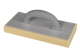 TROWEL WITH HYDRO-ABSORBENT SLOTTED SPONGE