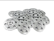 Galvanized Metal Insulation Discs/Washers 35mm (100pcs)